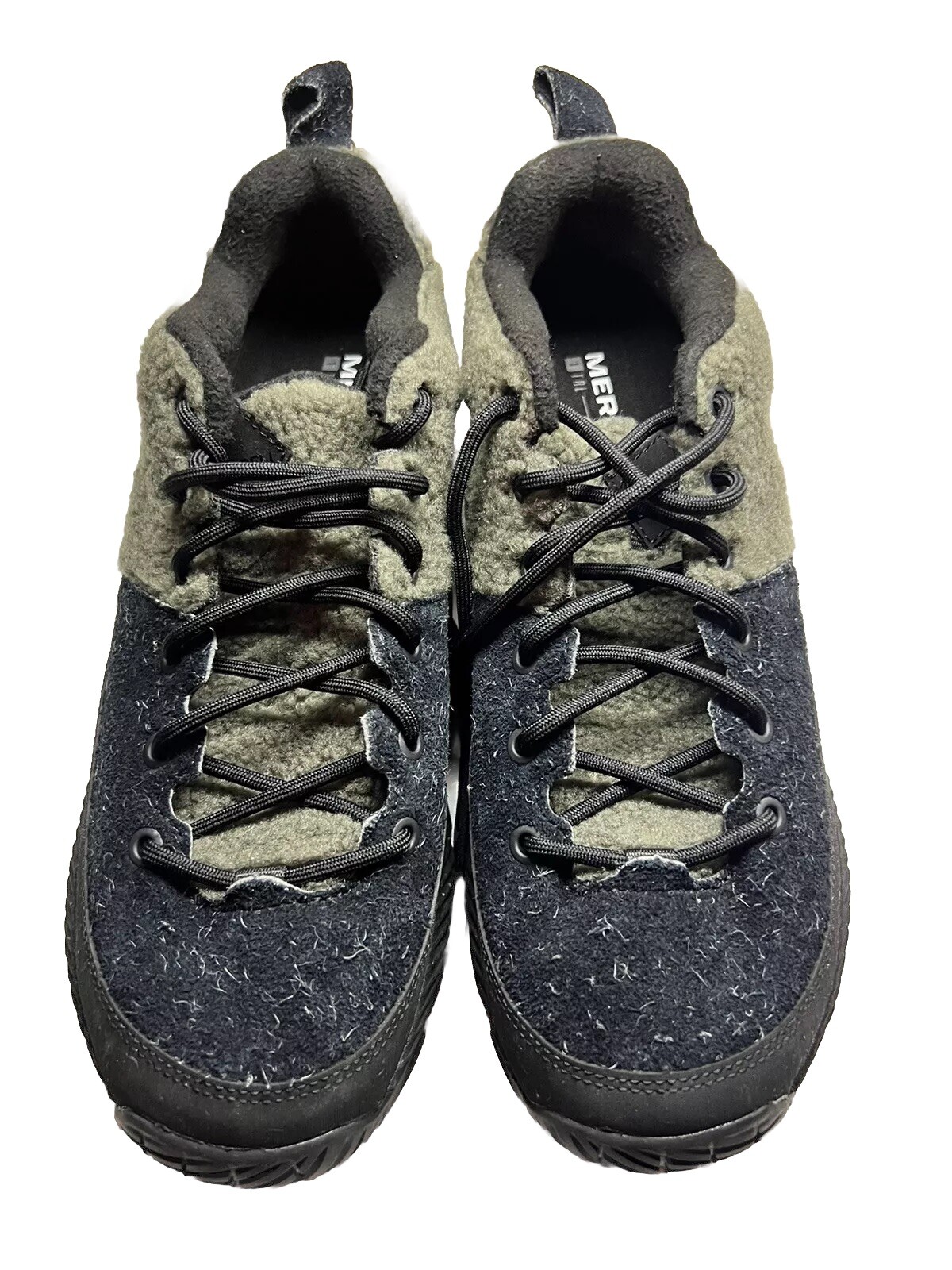 Merrell MQM Ace Fleece 1TRL Black Olive Hiking Shoes sneakers 10.5  