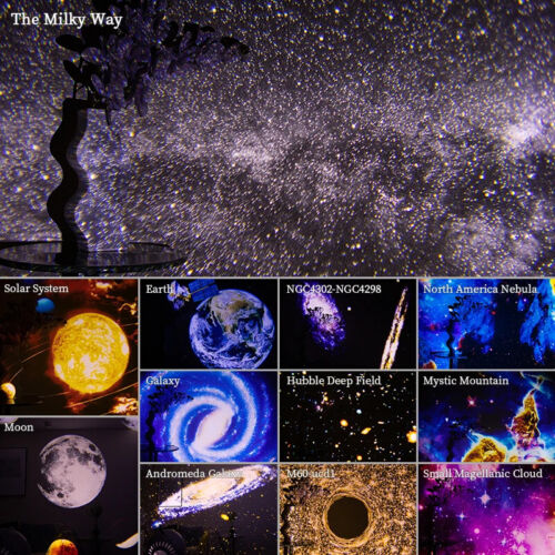 12IN1/Astronaut LED Sternenhimmel Projektor Lampe Nebula Planetarium Nachtlichte - Bild 3 von 15