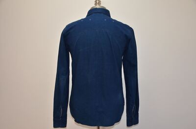 ⭐︎SALE⭐︎ Nigel Cabourn MEDICAL SHIRT 46 Nigel Cabourn Made in Japan 100% Cotton Indigo Medical Shirt S 46