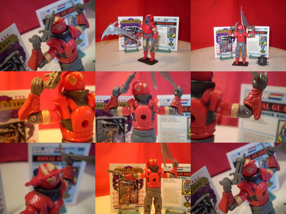 GI JOE COBRA-LA ROYAL GUARD 1987 100 %+ TARJETAS RARAS ANTENAS RARAS CONSTRUCTOR ARAH **** Foto 3 de 4