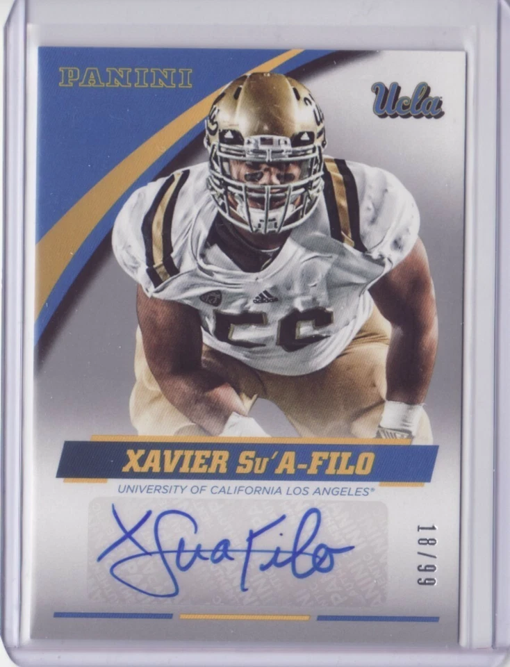 2015 Panini Collegiate UCLA Autograph Silver #XSF Xavier Su'A-Filo /99 Auto - Image 4 of 4