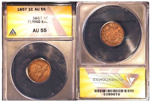 nkhs  LOT OF 1 COIN CULL 1857 OR 1858 Flying Eagle Cent Penny