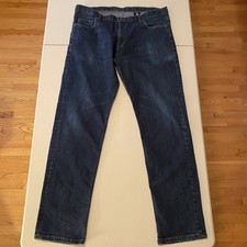 Dearborn Denim 40 Medium Wash Straight Leg 92% Cotton Jeans Very Good