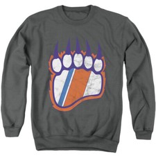 Coast Guard Academy Adult Crewneck Sweatshirt Distressed Primary,Charcoal, S-3XL