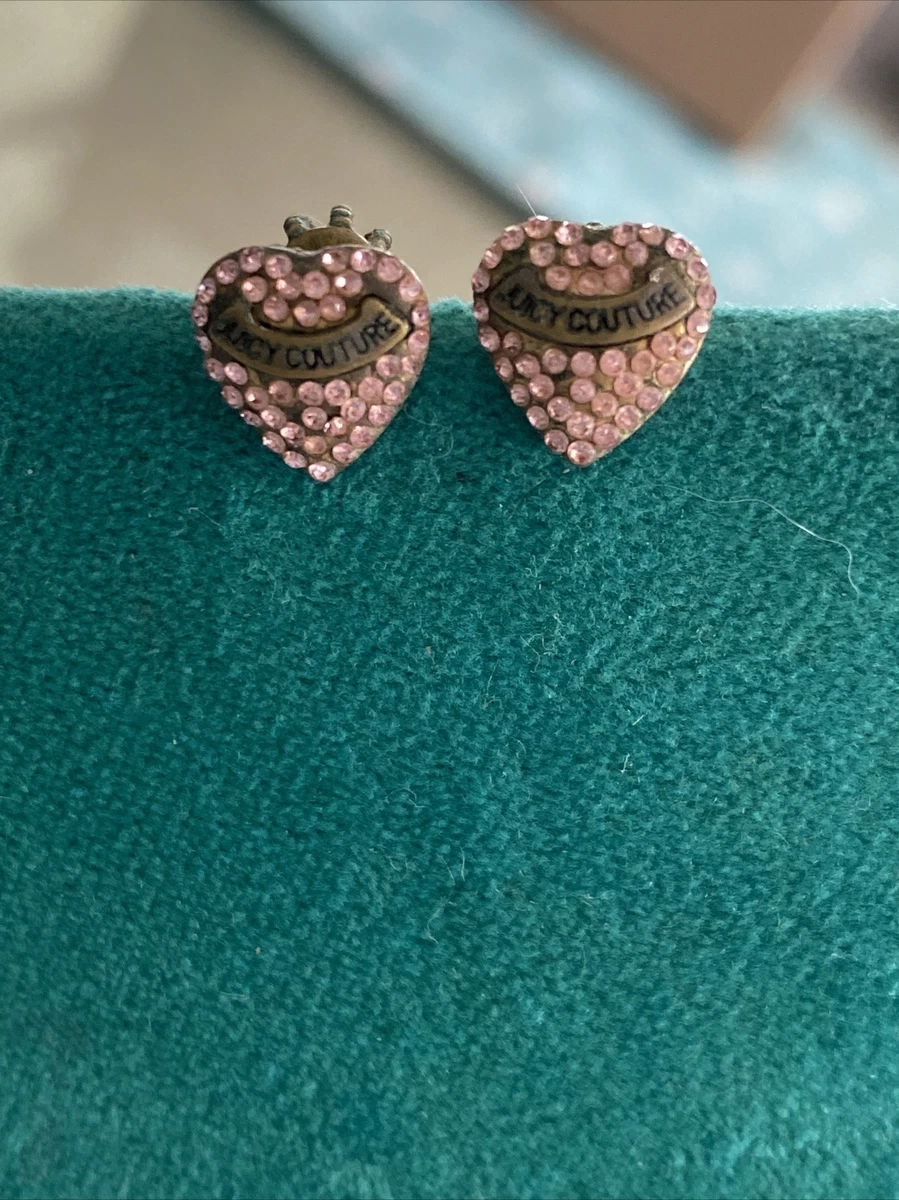 juicy couture silver earrings