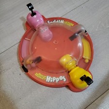 Milton Bradley Hungry Hungry Hippos Travel Game - Vintage, 1995