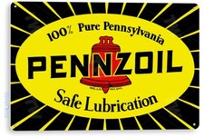 TIN SIGN Pennzoil Lubrication Oil Gas Parts Service Auto Shop Garage A560