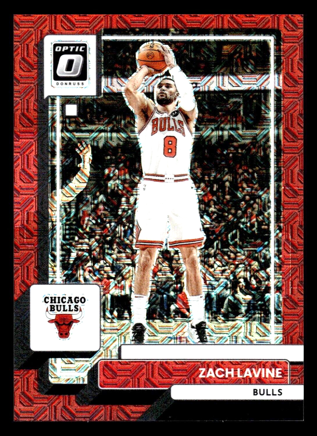 2022-23 Panini Donruss Optic Zach LaVine Choice Red Prizm #51 -/88