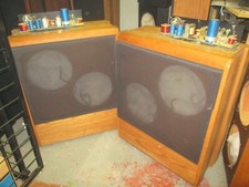 Infinity RS 4.5 Empty Cabinets  w/ Crossovers DIY Speaker Builders Pair
