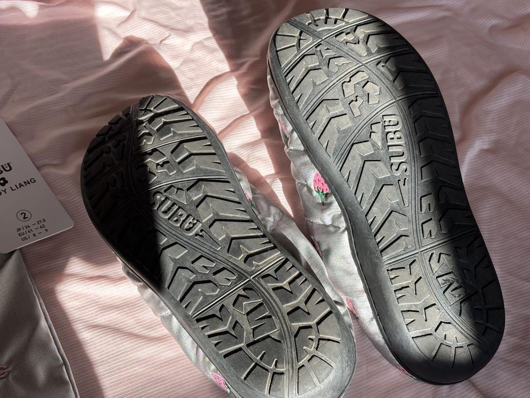 SANDY LIANG X SUBU SLIPPERS IN CHROME Kawaii Shoes Japan SANDY LIANG X SUBU SLIPPERS IN CHROME Kawaii Shoes Japan