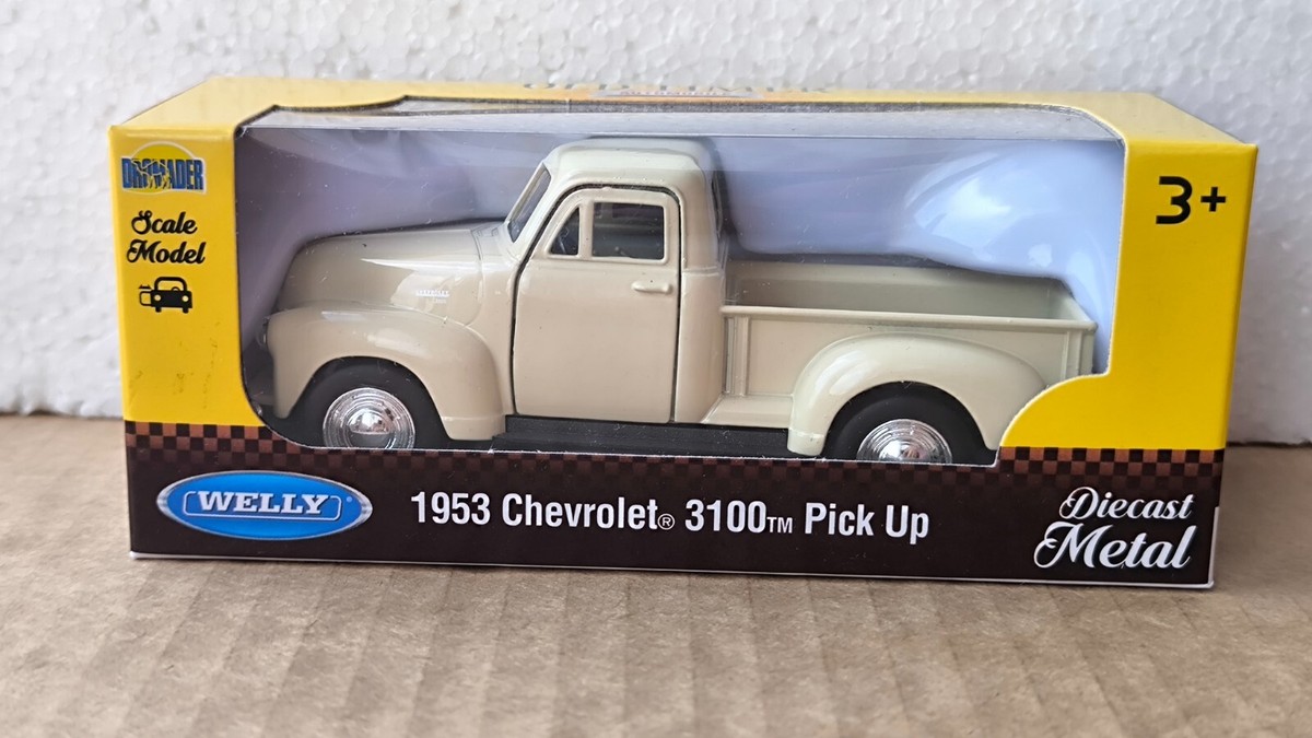 WELLY NEX DROMADER OLD TIMER 1953 CHEVROLET 3100 PICK UP BEIGE 1