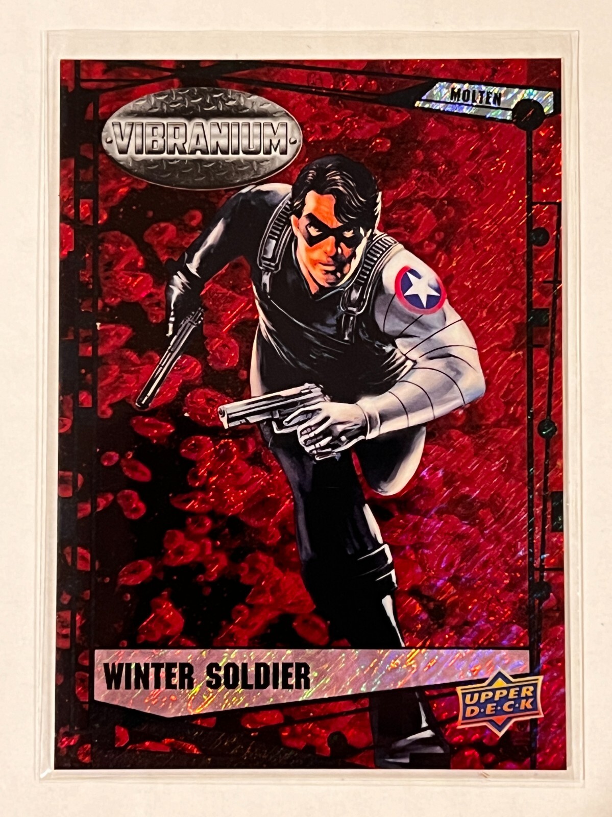 2015 Marvel Vibranium Molten #40 WINTER SOLDIER #286/299 Red 😍😍😍*