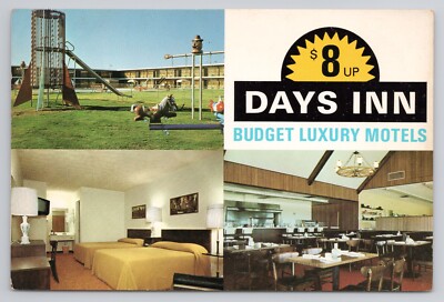 Days Inn Budget Luxury Motels Advertising Wildwood Florida Postcard