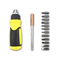 12 in 1 Ratchet Screwdriver Telescopic Repair Tools Set Screw Driver Hand Tools