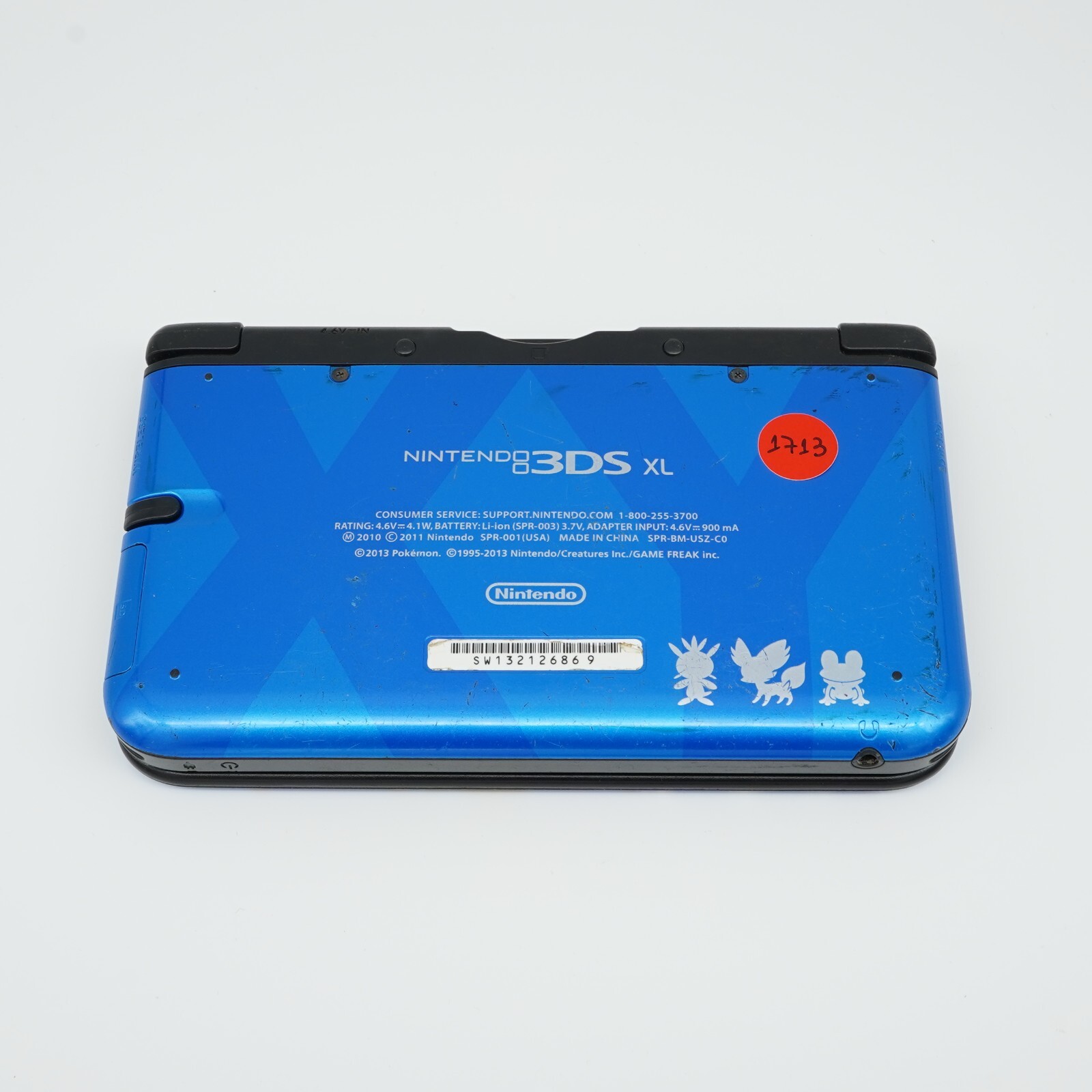 Nintendo 3DS XL Pokemon X and Y Blue Console + extras (USA Seller) eBay