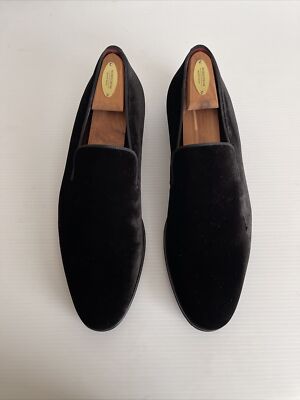 Magnanni Dorio Mens EU 39.5 US 7.5 Venetian Loafers Black Velvet Magnanni - Dorio Black Velvet Venetian Loafer | Mitchell Stores main image 3