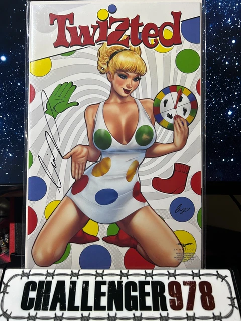 TWISTED - Elias Chatzoudis SIGNED VIRGIN w/ COA - Zenescope - LTD 375