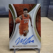 MALACHI RICHARDSON 2016-17 Immaculate Collection Rookie Autograph Gold 85/99