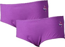 2 Stk. Schiesser Mädchen Slips Panty Pants  Unterhosen lila  SP121 Gr. 176