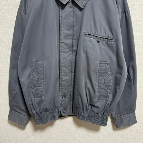 90s Jack Nicklaus Blouson Work Jacket Earth-color Casual Secondhand Gray Size L - Picture 3 of 5