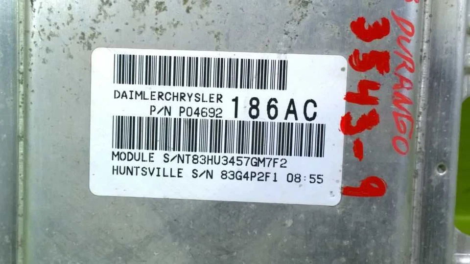 08 DURANGO ASPEN ПЕРЕДНИЙ МНОГОФУНКЦИОНАЛЬНЫЙ МОДУЛЬ УПРАВЛЕНИЯ OEM 3543-9 - Изображение 4 из 4