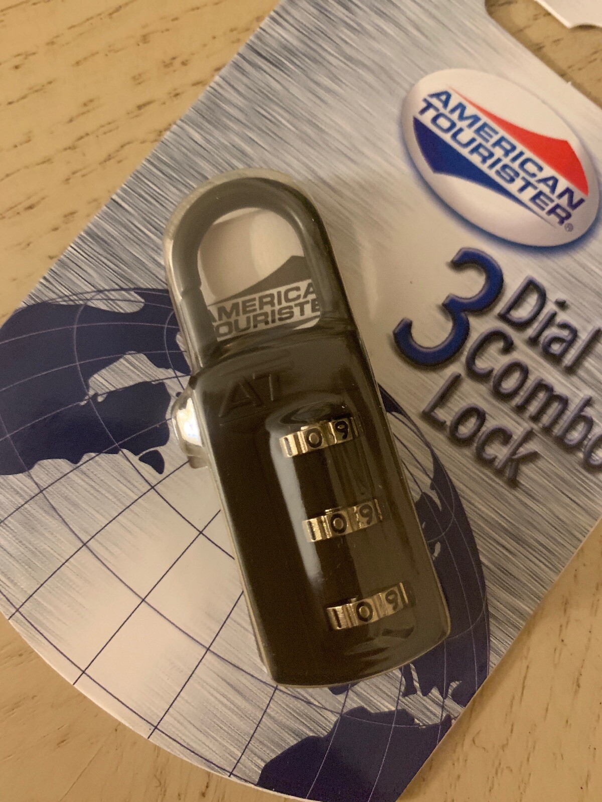 PACKAGE American Tourister 3 Dial Combo Luggage Combination LockNew