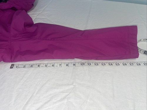 Chaqueta LL Bean para mujer mediana pequeña OKLS3 cremallera completa rosa negra forrada de piel sintética - Imagen 14 de 24
