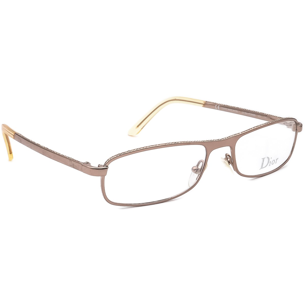 Christian Dior Eyeglasses CD 3651/Strass VC7 Gold Metal Frame
