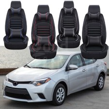 For Toyota Corolla 2003-2017 Full Set Car Seat Cover Leather Front Rear Cushion