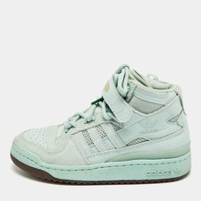 Adidas x Ivy Park Forum Green Tint Size 36 Green Leather and Suede Mid Top