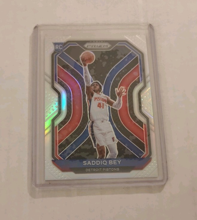 SADDIQ BEY RC 2020-21 Panini Prizm Hyper Prizm Rookie Basketball Card #284