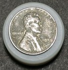 1943 P Steel Cent Penny WW2 Era Coin Avg Circ Lincoln Wheat Cent  — photo 1