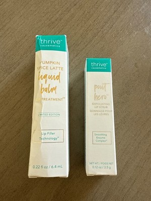 Thrive Causemetics Exfoliating Lip Pumpkin Spiced Latte Liquid Balm Treatment 2