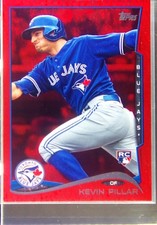 2014 Topps Kevin Pillar Red Hot Foil RC #252 Jays
