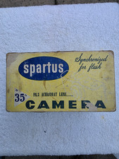 Vintage Spartus 35F Model 400 35mm Film Camera With Original Box and Instruction
