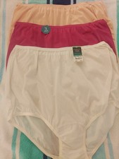 Lot Of 3 Sz 8 VanityFair "Perfectly Yours" Traditional Brief Panties 100 Nylon
