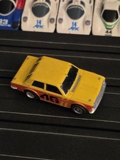 AFX Aurora BRE Datsun 510, Yellow 46, Slot Car