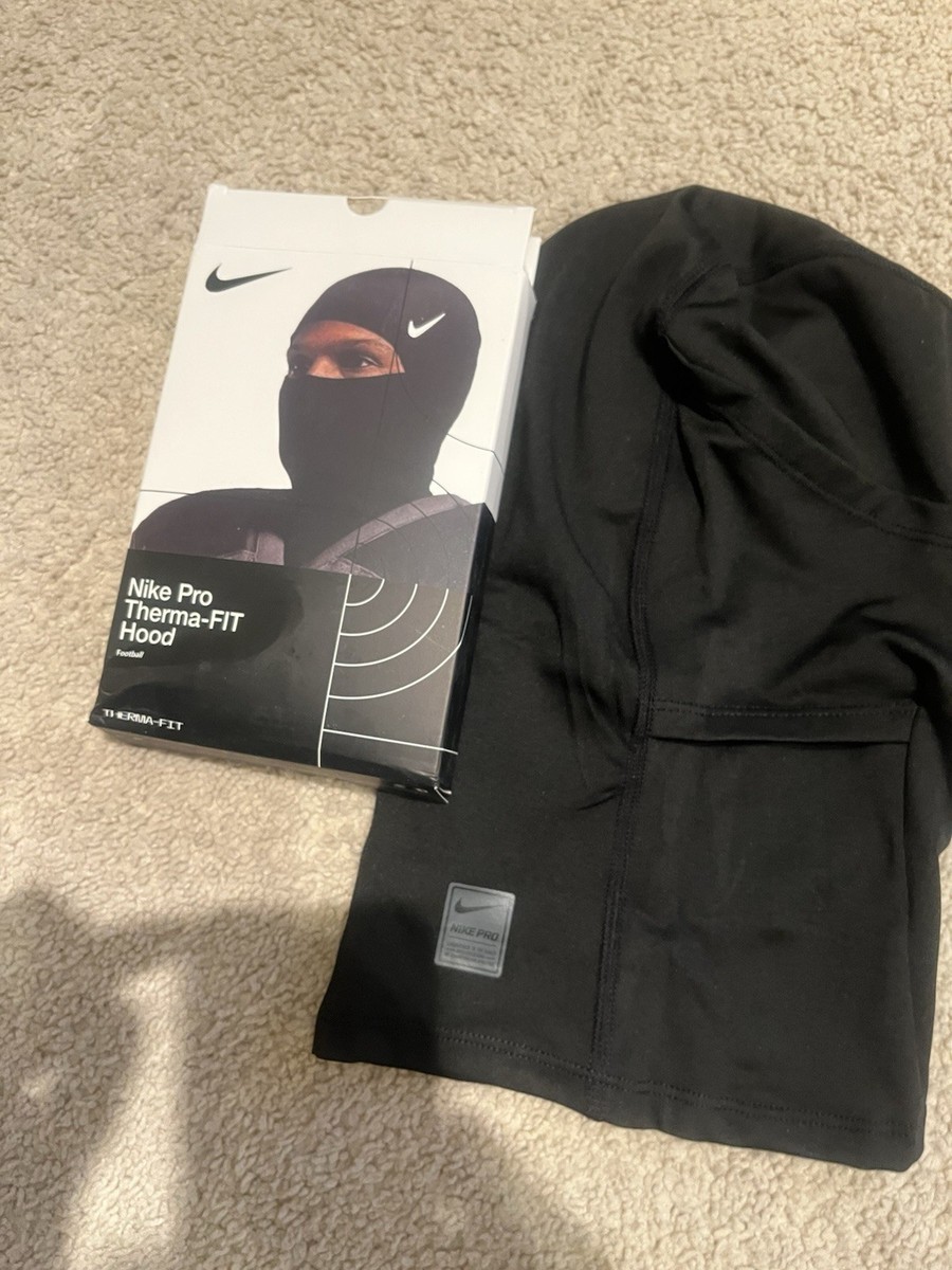 Nike Pro Therma-Fit Hyperwarm Hood Ski Mask Black | eBay