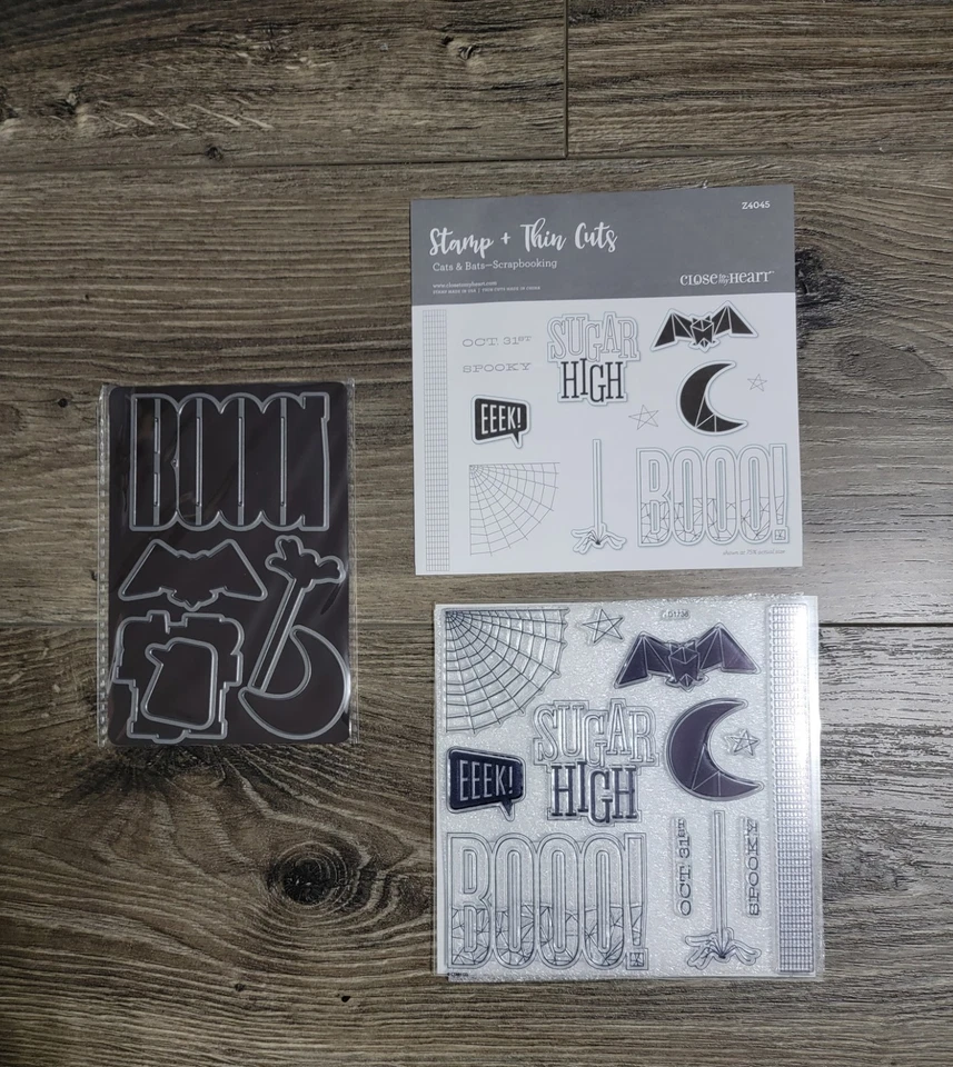 *NOVO* PACOTE DE HALLOWEEN CTMH Selo Cortes Finos Washi Cartão Fazendo Scrapbook - Imagem 3 de 4
