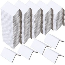 White Cardboard Edge Protectors 2x3 Inch 3mm Thick Box Corner Guards 240 PCS