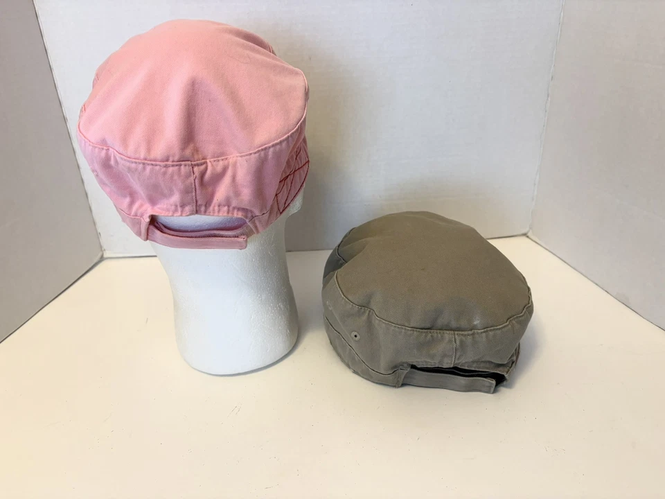 Dorfman Pacific Co. DPC Par de Gorras Cadete Para Mujer Ajustables Rosa y Caqui  Foto 3 de 4