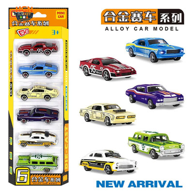 1:64 City Alloy Sportwagen Oldtimer Bridge Mini Racing Collection Slide Vehicle T