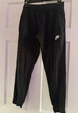 nike youth sweatpants black size medium