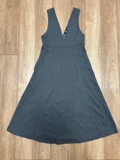 Uniqlo Gray Brushed Jersey Jumper Skirt M Excellent Used Condition