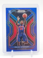ISAIAH STEWART 2020-21 PRIZM BLUE ROOKIE /199 #254 DETROIT PISTONS Q5194