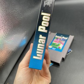 Lunar Pool (Nintendo Entertainment System NES, 1987) CIB Completo En Caja