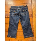 Denizen from Levis Womens Capri Jeans Dark Wash Button Flap Back Pockets Size 12 — photo 2