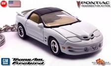🎁🚦🆕 ULTRA RARE KEY CHAIN WHITE PONTIAC FIREBIRD TRANS AM RAM AIR WS6 V8 💕 🎁