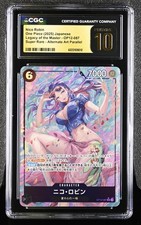 CGC10 psa10相当】ロビン SR-P [OP12-087] ニコ・ロビン【SR】《黒