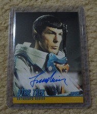 Star Trek Autograph Series A280 Leonard Nimoy as SPOCK Autograph Card